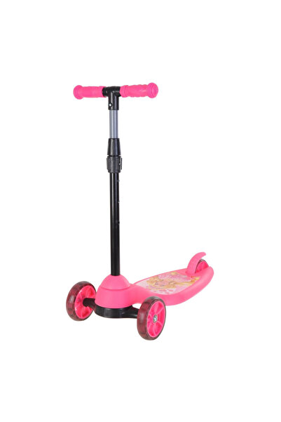 KESKİN SOUND Işıklı Runner 3 Teker Scooter(Pembe Kızlı)
