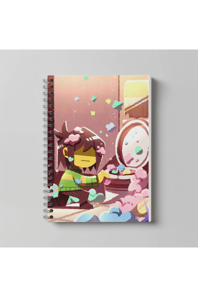 nihonwosekai Τετράδιο Anime Deltarune, μέγεθος Α4, 60 φύλλα, χωρίς γραμμές, μ...