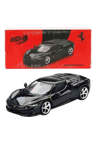 mini gt 1:64 Ferrari 296 GTB Nero Daytona Diecast Model Araba