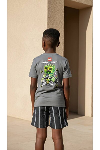 JuraKids Boy's Printed T-Shirt Shorts Set Summer Casual 2-Piece Combination
