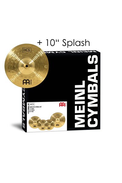 MEINL HCS Πλήρες Σετ Κυμβάλων 14/16/20 + Δωρεάν Splash 10 " (MS63)