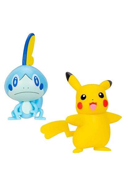 Sunman Pokemon Battle 2-Figure Set Pok/Pkw3355-B - Pikachu and Sobble