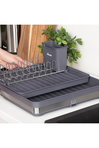 Vileda Scurgator de vase cu suport tacamuri, Easy Kitchen