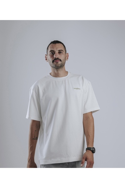 Snugface تيشيرتات رجالية أساسية كبيرة الحجم، أبيض، SF15-4WHT، مقاس-M
