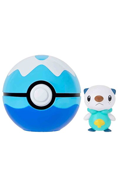 Sunman Pokemon Clip'N' Go Poke Ball and Figure Set Pok/95057-G - Oshawott and...