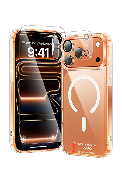 Evax [3 في 1] متوافق مع هاتف iPhone 17 Pro: 1 حافظة MagSafe + 1 واقي شاشة + 1...