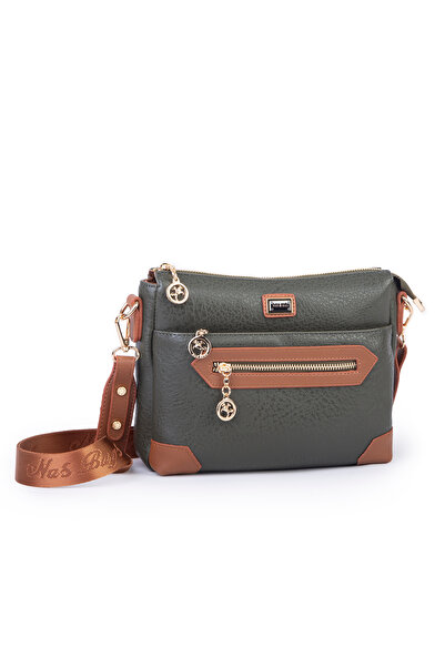 Nas Bag Γυναικεία τσάντα αγγελιοφόρων πολλαπλών τμημάτων (Πλάτος:25xΜέγεθος:22)