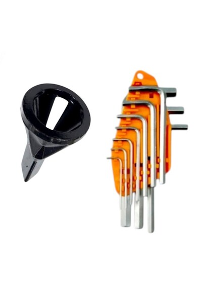 Universal Εργαλείο αφαίρεσης γρεζιών, διάμετρος. 2,8 εκ., τριγωνική ράβδος, γ...