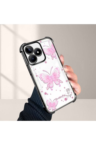 CASEVIBE Realme Note 50 4g Compatible Stylish Butterfly Pattern Drop-Resistan...