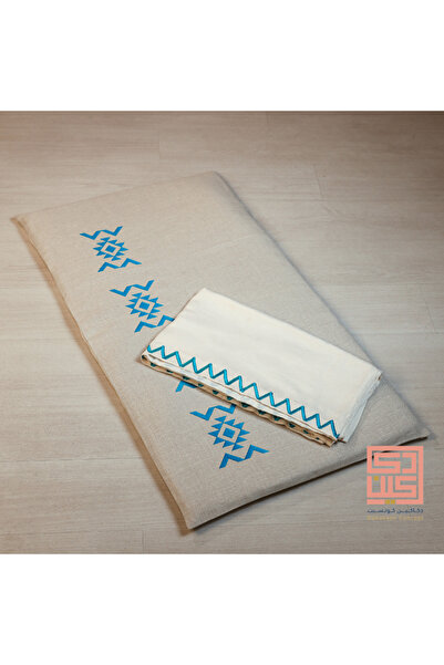 Dakakeen Concept Blue Lightweight Woven Prayer Mat – Dakakeen Al Khair Blue G...