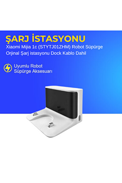 ümit maker Xiaomi Mijia 1c (STYTJ01ZHM) Robot Süpürge Orjinal Şarj istasyonu ...