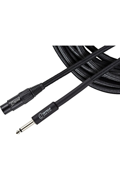Ortega OECM-20JX Καλώδιο Μικροφώνου 6μ, XLR Θηλυκό σε Υποδοχή 6.3mm, Πλεγμένο...