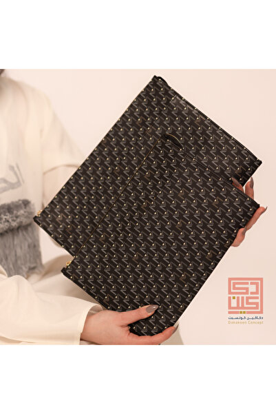 Dakakeen Concept Maya M iPad Case – Premium Black Leather Bag Elegant Modern ...