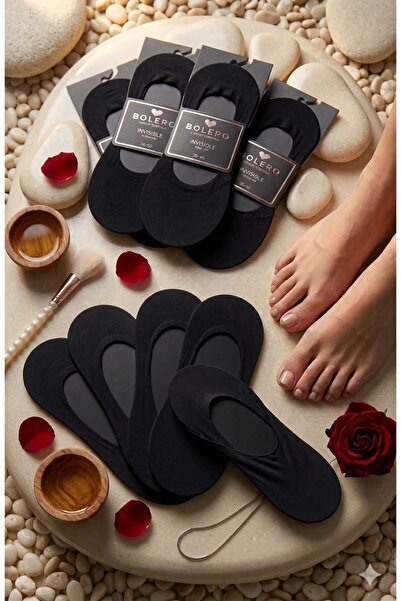 Funny Life Σετ 6 αόρατων κάλτσες μπαλαρίνας με κοπή με λέιζερ