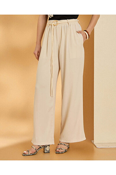 REDTAG Women Beige Casual Trouser