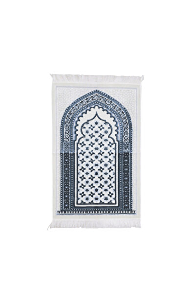 REVE Megane Premium Quality Velvet Islamic Prayer Mat 70 x 110cm