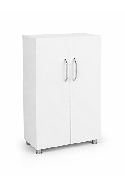 SHOOVVEL Kale Ayakkabılık ve Mdf Çok Amaçlı Dolap – Modern, 4 Raflı, Kapaklı ...