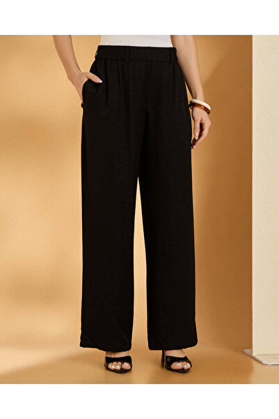 REDTAG Women Black Casual Trouser