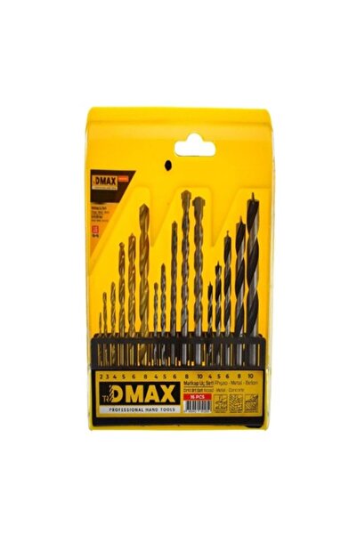 DMAX AHŞAP BETON METAL MATKAP UCU SETİ 16 PARÇA