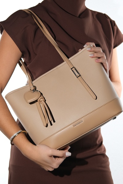 LuviShoes 26011 Γυναικεία τσάντα ώμου Mink