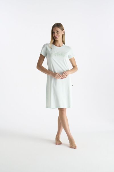 U.S. Polo Assn. U.s Polo Assn. 20200 Kadın Kısa Kollu Gecelik-Mint