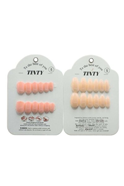 Tinty Tinetti Adhesive Artificial Nails 24 Pieces |   Number 5