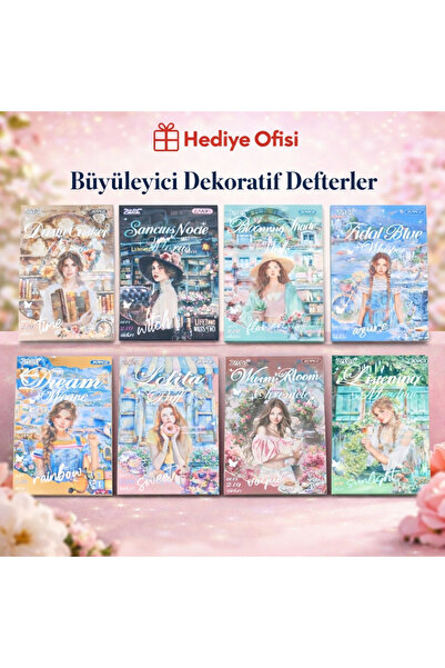 hediyeofisi 20 Sayfa Plastik Retro Sticker Defteri – Vintage Estetik Etiket K...