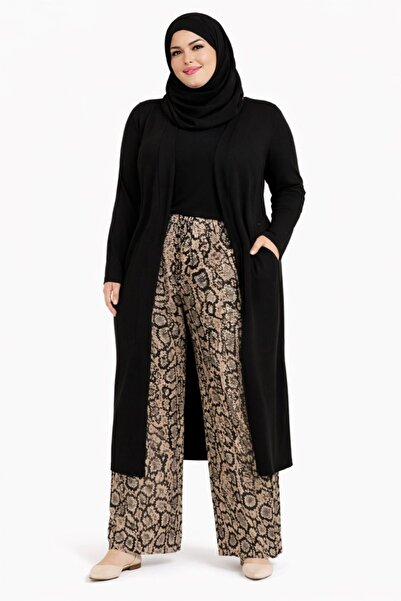 CNG MODA Hijab Plus Size Wide Leg Pants