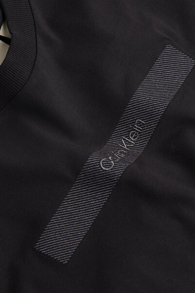 Calvin Klein Erkek Bisiklet Yaka T-Shirt Siyah