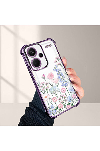 CASEVIBE Redmi Note 13 Pro Plus 5G Uyumlu Güzel çiçek desenli düşmeye dayanık...