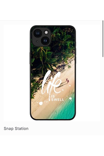 SNAPSTATIONRO Προστατευτική θήκη, MagSafe, iPhone 15 - LIFEISWELL_BEACH