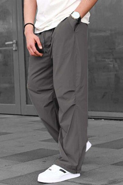 Madmext Smoked Regular Fit Men's Parachute Pants 6504