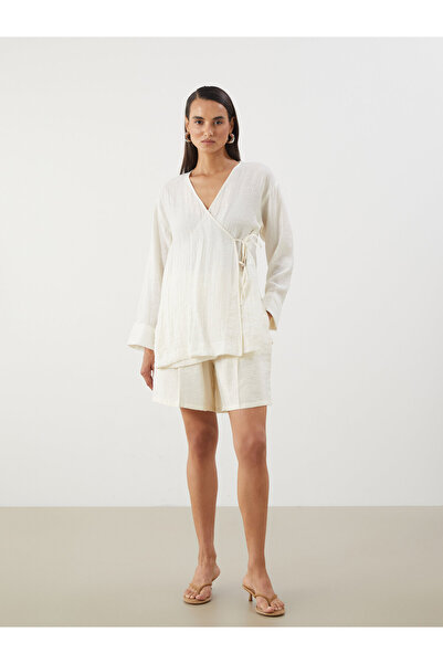 LC Waikiki Γυναικεία Σορτς με Ελαστική Μέση από Μείγμα Μοντάλ