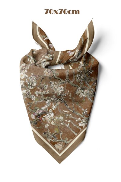 618 CONCEPT 70X70 Blossom Pattern Dalli Flowered Bandana/Scarf