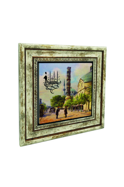 Sadrazam Πίνακας από φυσική πέτρα με σχέδιο Κυκλόπεδου 25X25KRT-51