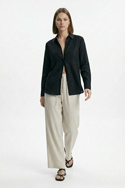 Rays Μπεζ παντελόνι με ελαστική μέση 1200