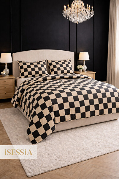 Isessia Σετ Παπλωματοθήκης Siona Διπλό με Ελαστικά Σεντόνια