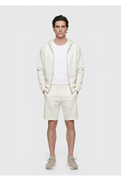 Ramsey Stone Plain Knitted Regular Fit Casual Bermuda