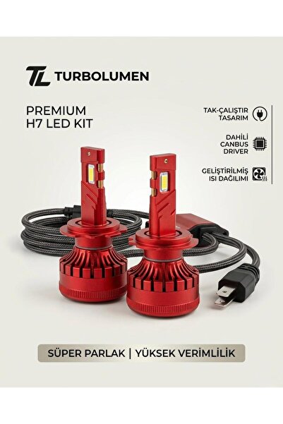 FORTİCO Vr pro H7 SpeedUltra Güçlü 80W 25000LM Led Xenon Far Ampulü Profesyon...