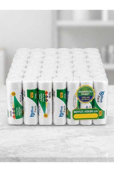 Ecoflex Çöp Torbası Mini Boy Küçük 40'lı 50 Rulo 40x50 Çöp Poşeti blpck