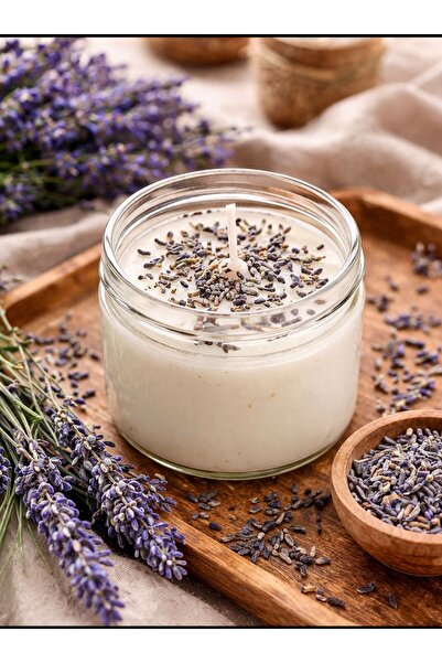 Nisan endüstri tekstil kimya Mavelia Lavanta Aromalı Doğal Soya Mum – 250 ml ...
