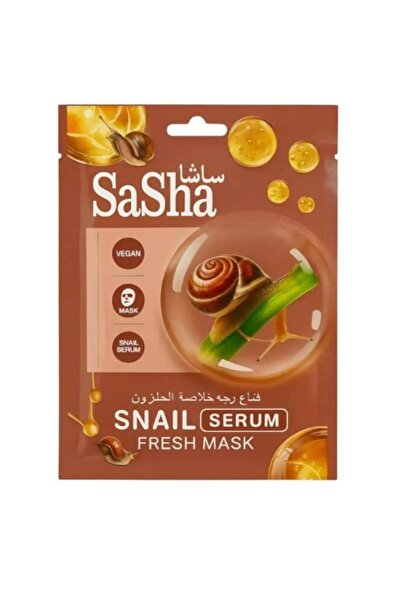 SASHA قناع وجه بخلاصة الحلزون من ساشا - 6 حبات