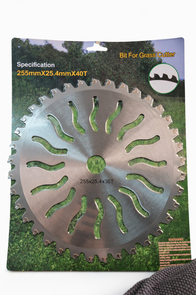 Erhan Δίσκος χορτοκοπτικού 255mm x 25.4mm x 40T, λεπίδα κοπής χόρτων και ζιζα...