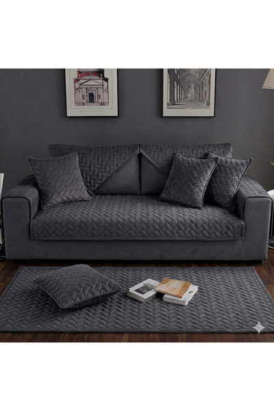 vivamia Κάλυμμα καναπέ-κρεβάτι 7 τεμαχίων με αντιολισθητική βάση και καπιτονέ