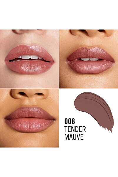 RIMMEL LONDON احمر شفاه ساتان لاستينغ فينيش من ريميل لندن - 008 - Tender Mauve