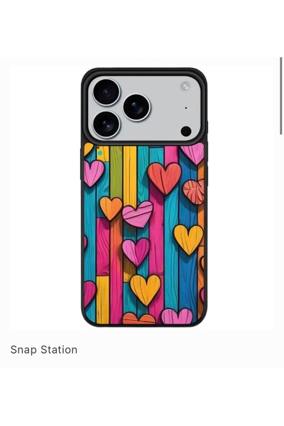 SNAPSTATIONRO Husa de protectie, MagSafe, iPhone 17 PRO MAX - COLOR_HEARTS