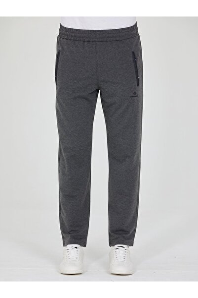 Shooter Sportswear Anthracite Men's Sweatpants Relaxed Fit Basic Straight Leg...