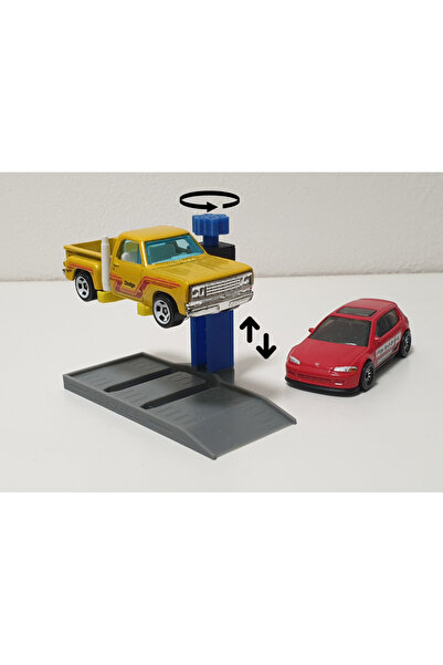 DU&ER (Araba Dahil Değildir-Sadece Lifttir)Model Araba Lift Standı – Dekorati...
