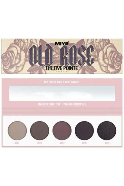 Miyo باليت ظلال العيون فايف بوينتس من ميو - Old Rose | 03