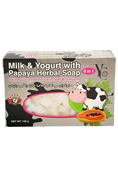 YC W.C Herbal Soap with Papaya Extract, Milk and Yogurt